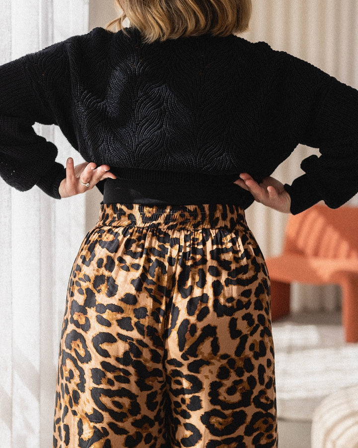 Palazzo Pants - Leopard