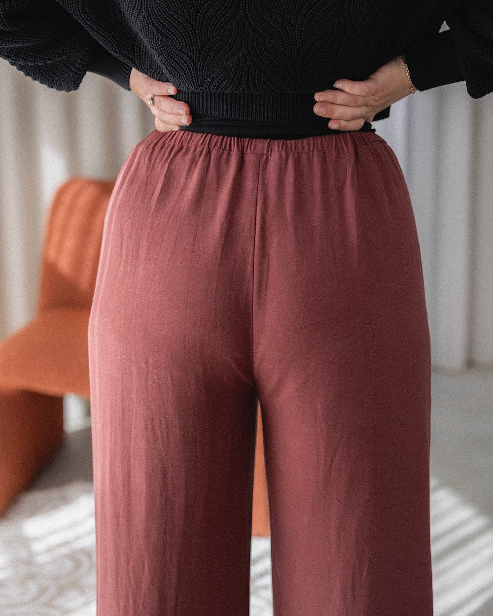 Drawstring Pants - Auburn