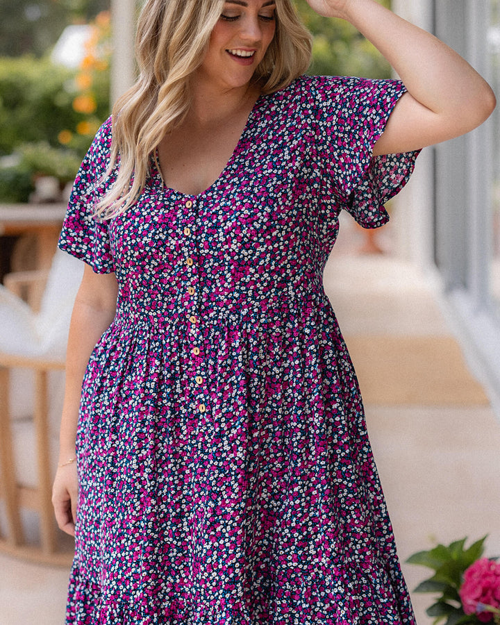 Tilly Dress - Wild Rose