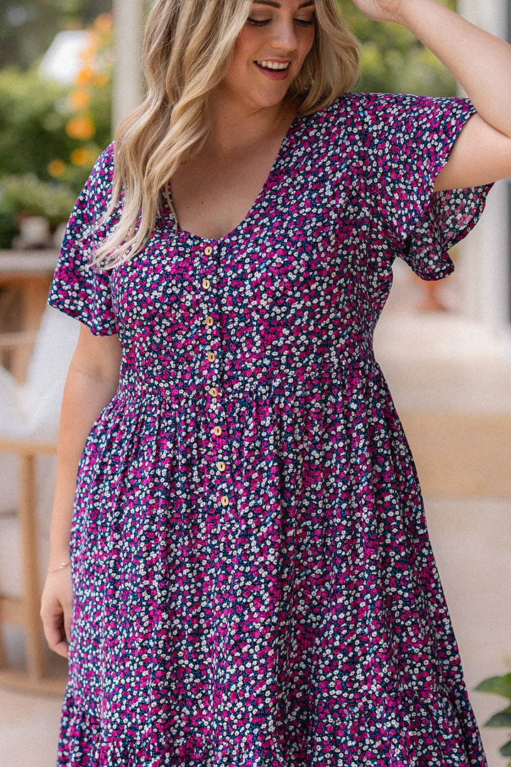 Tilly Dress - Wild Rose