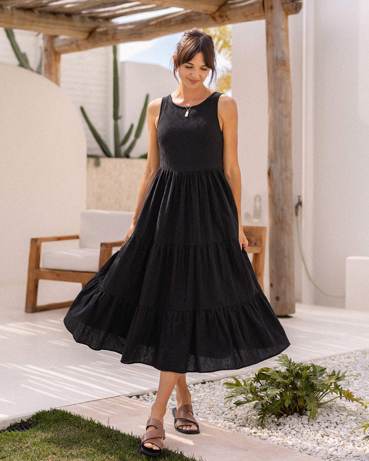 Siena Dress - Black Lattice