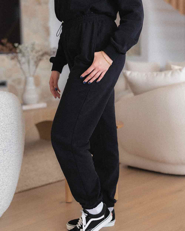 Slouchy Trackies - Black