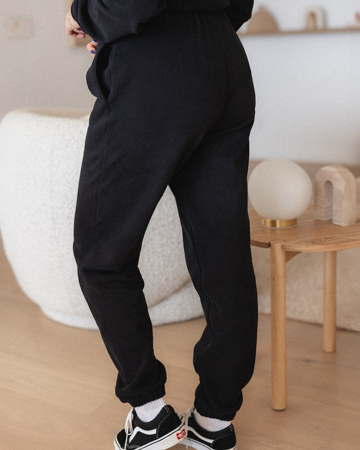 Slouchy Trackies - Black