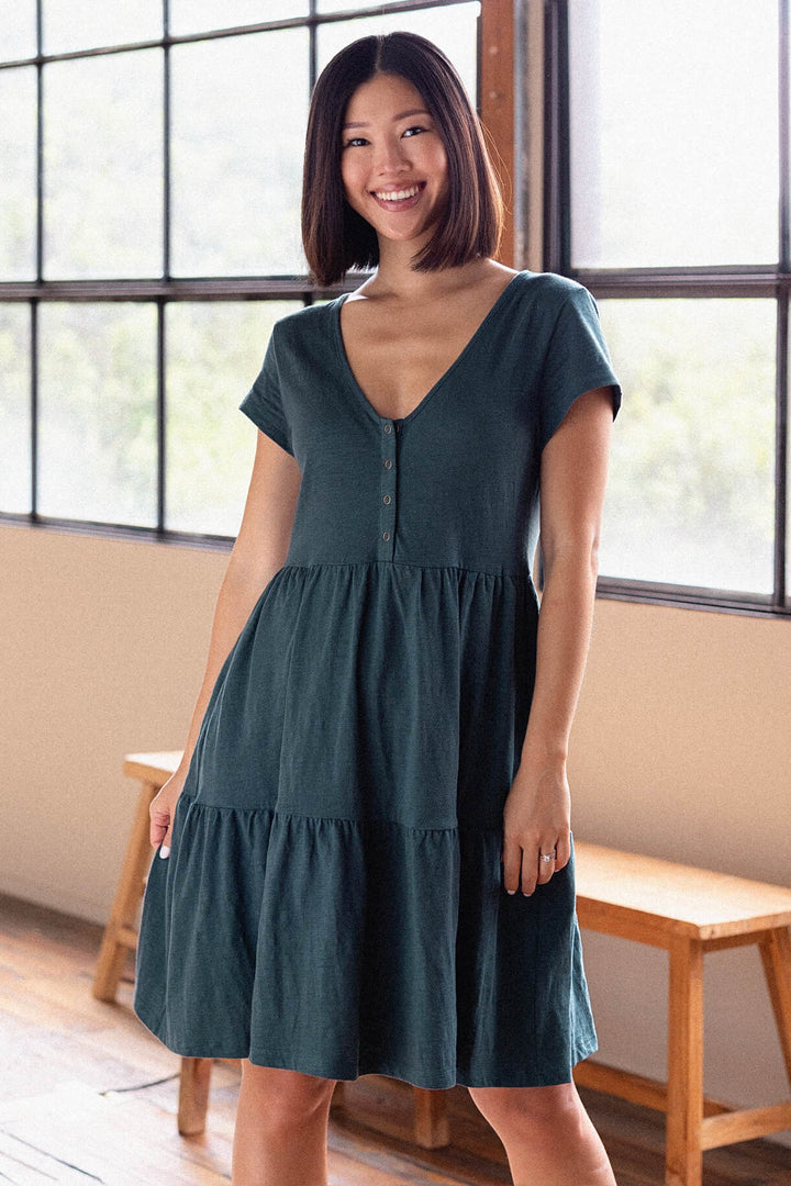 Clover Dress - Teal