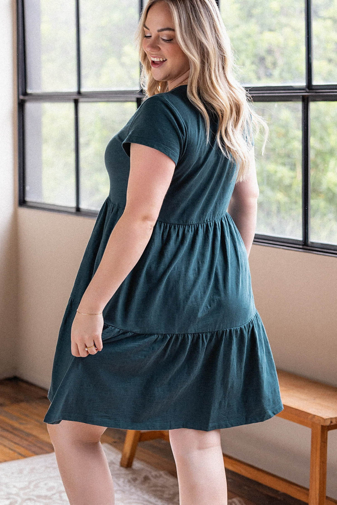 Clover Dress - Teal