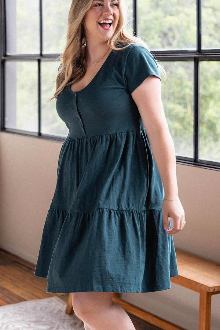 Clover Dress - Teal