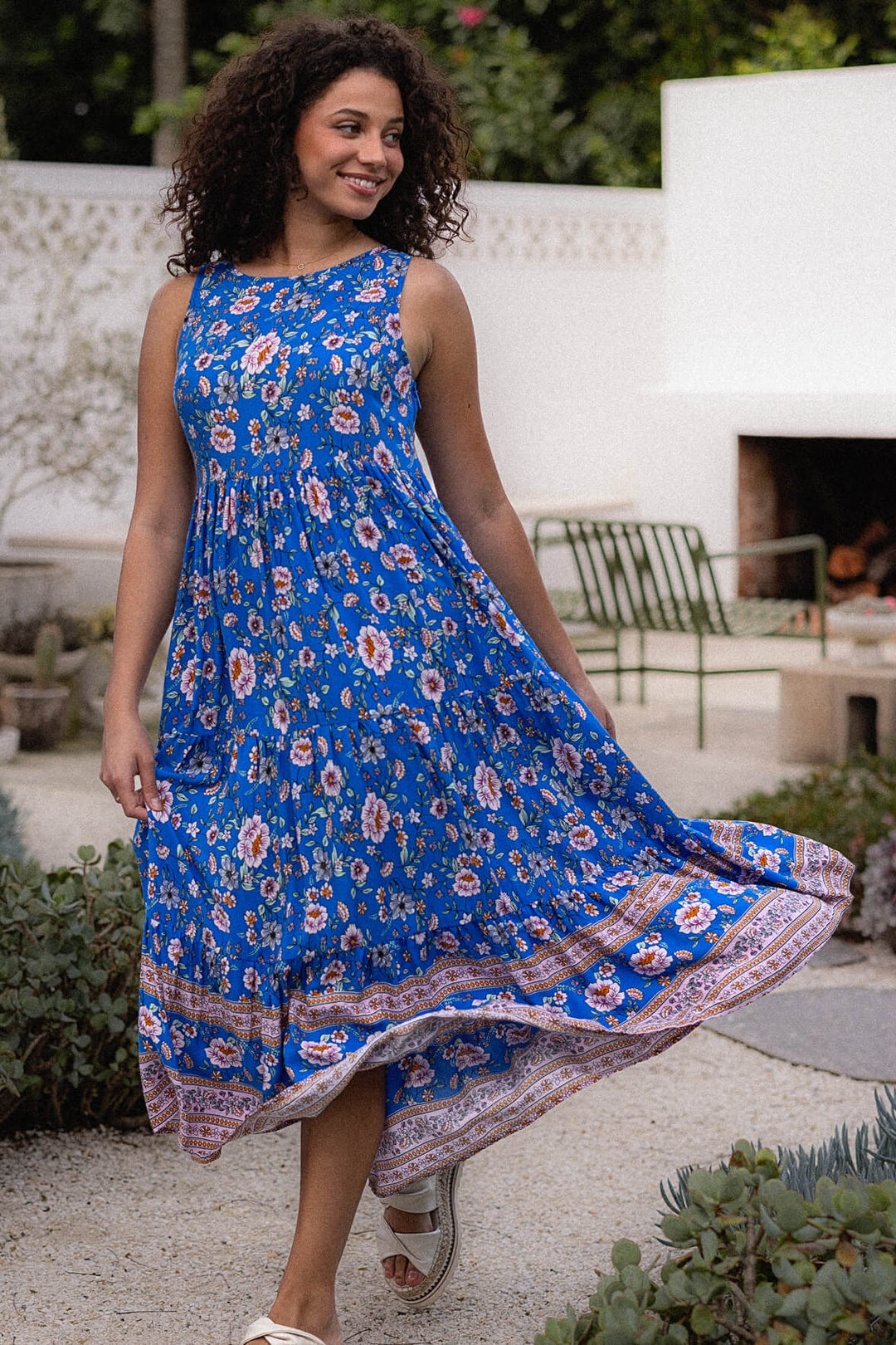 Siena Dress - Enchanted Indigo