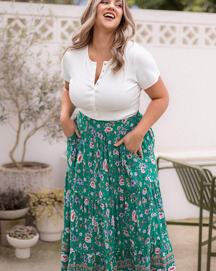 Tatum Skirt - Enchanted Jade