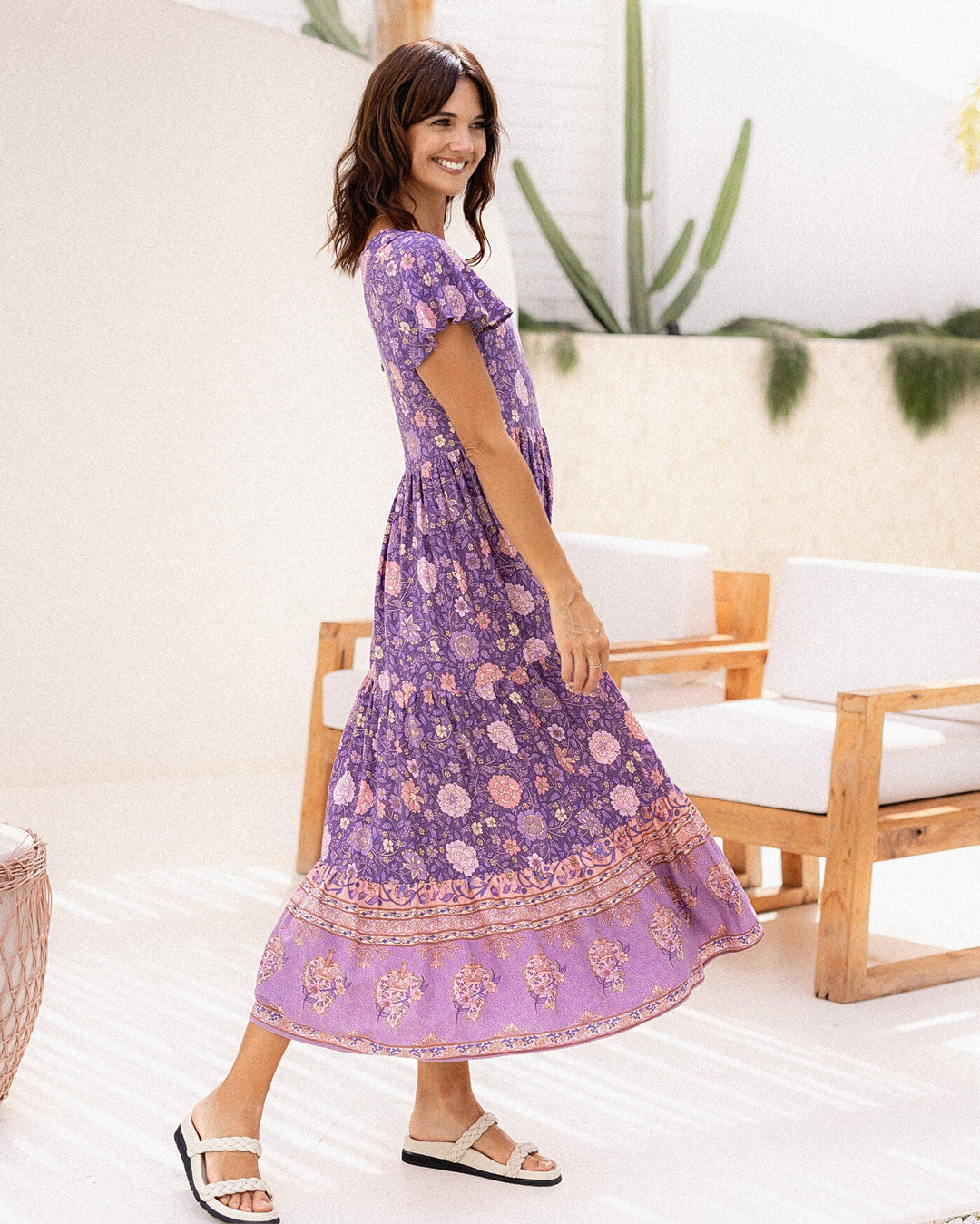 Audrina Dress - Orchid Vista