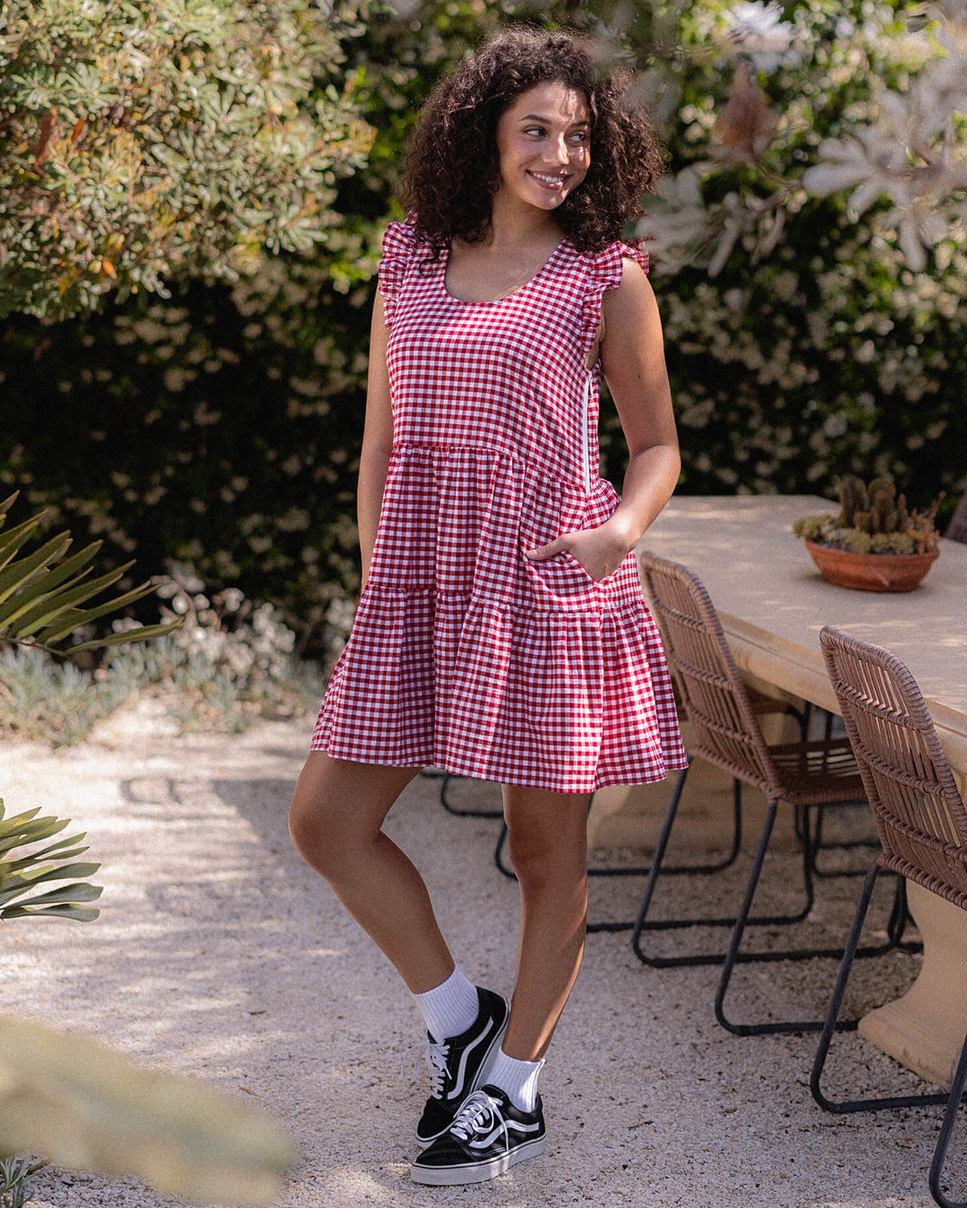 Lucy Dress - Red Gingham FINAL SALE