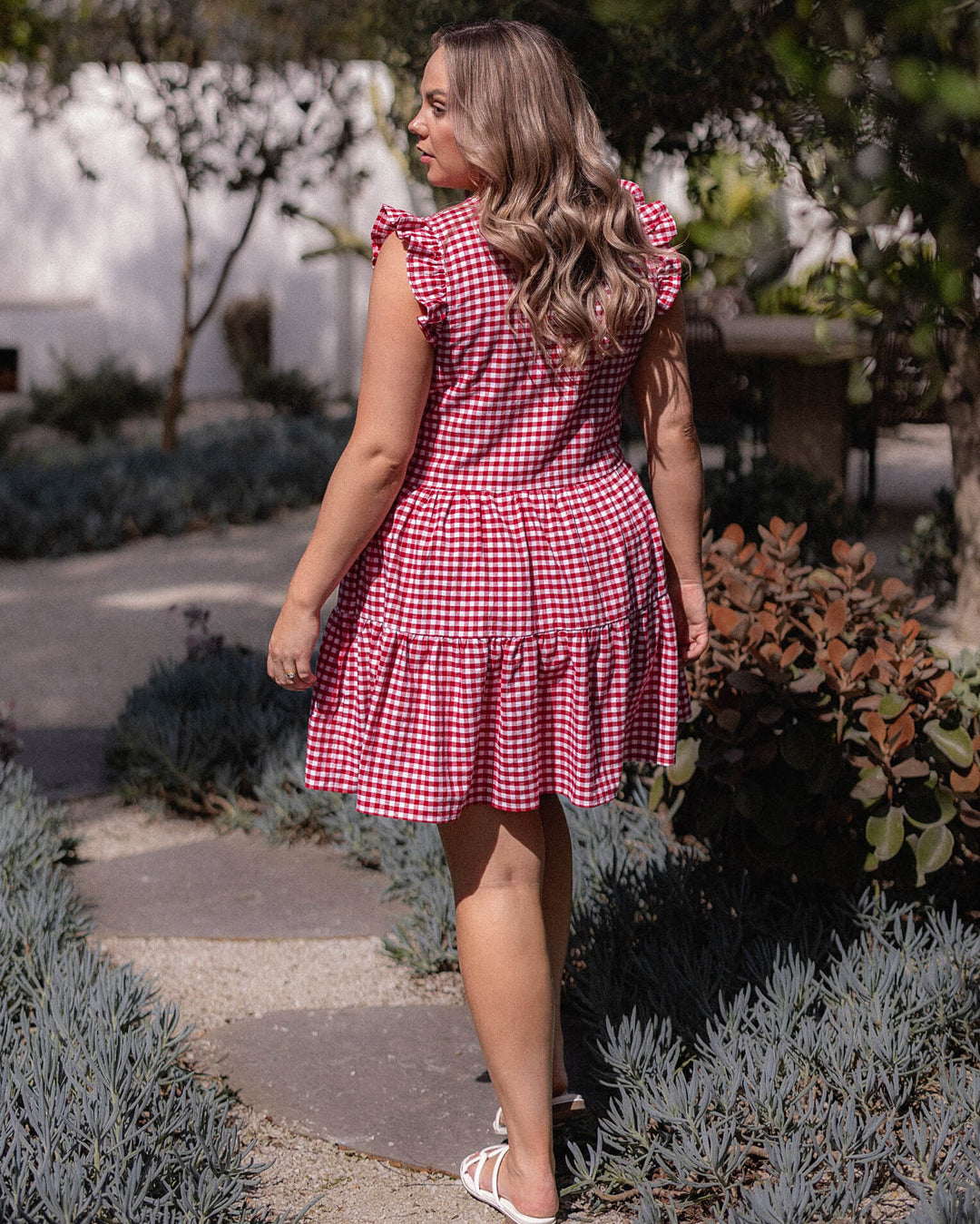 Lucy Dress - Red Gingham FINAL SALE