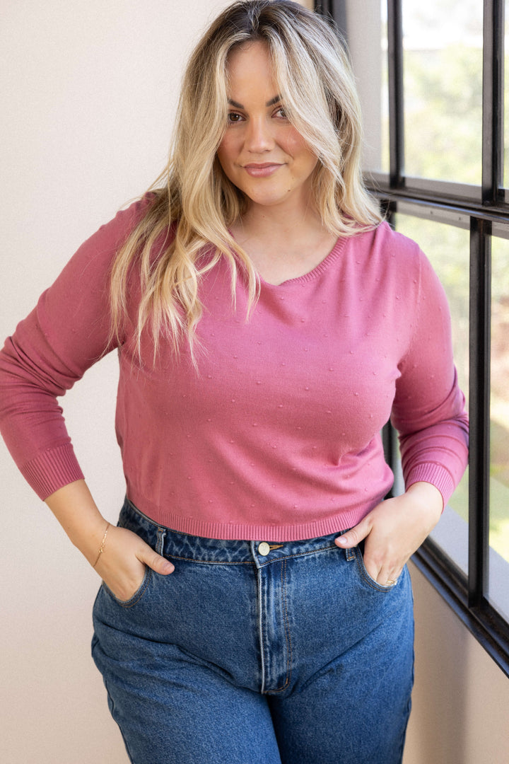 Maisy Knit - Rose